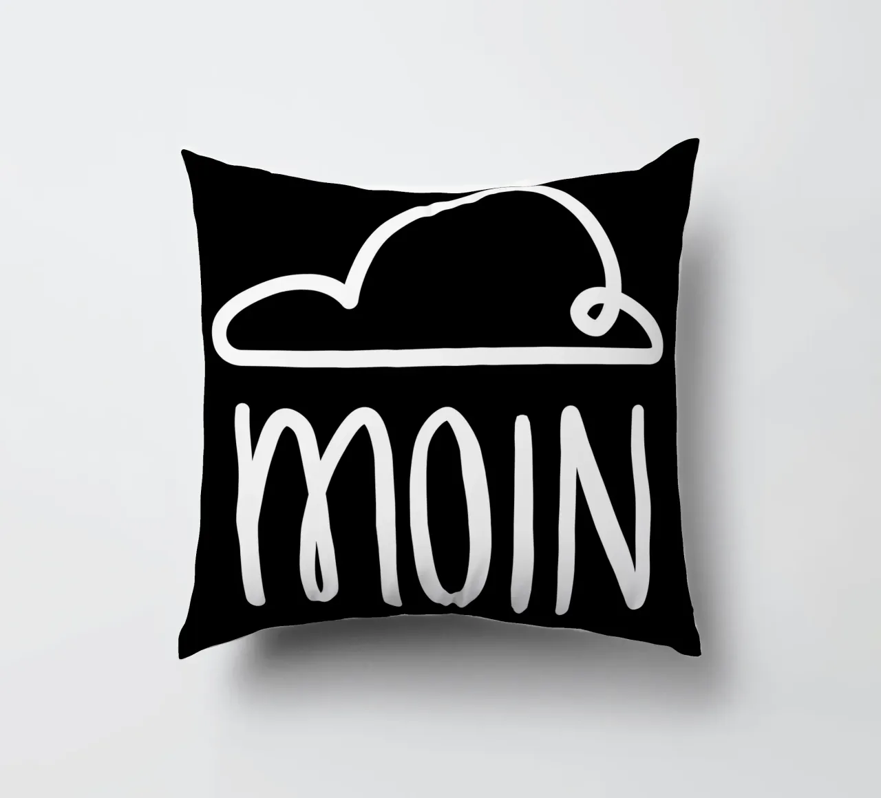 Moin - con nuvola di pioggia cuscino da klossisch