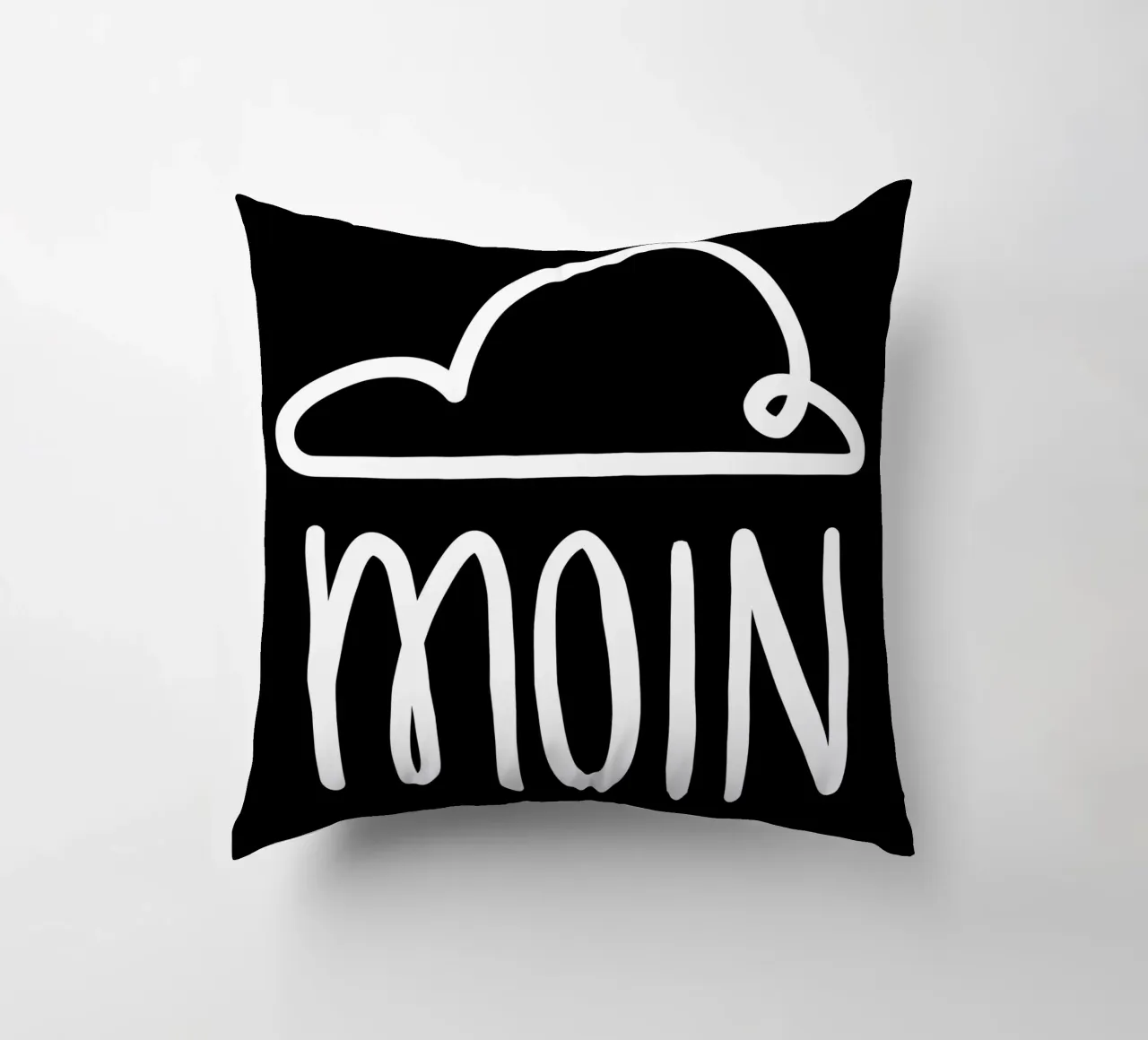 Moin - con nuvola di pioggia cuscino da klossisch