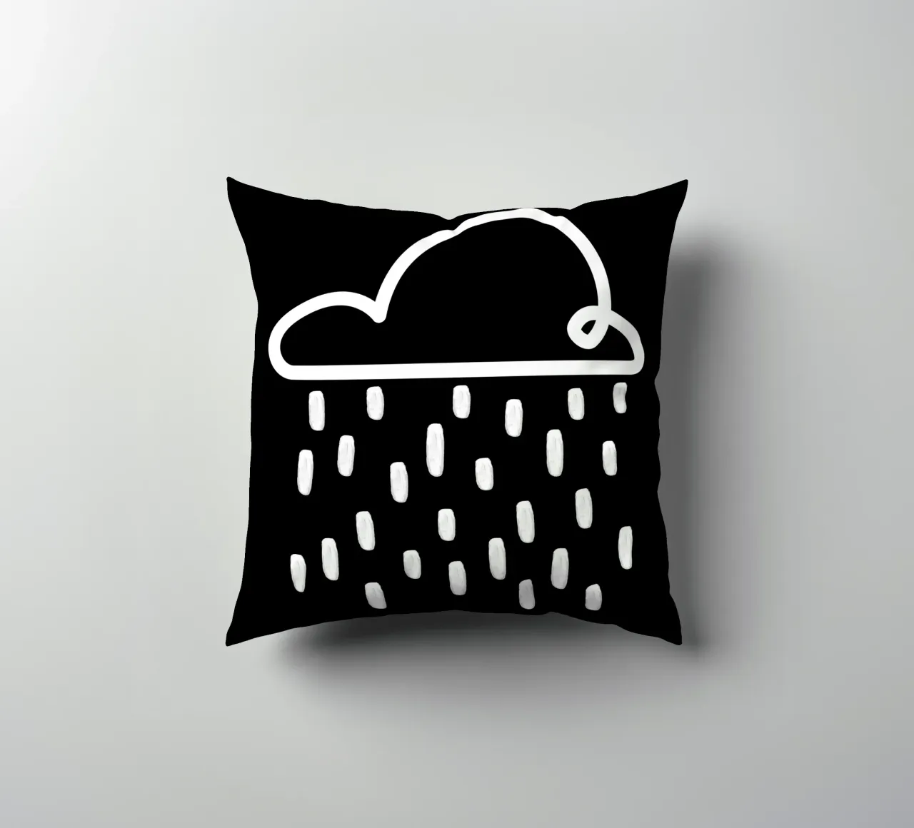 Moin - con nuvola di pioggia cuscino da klossisch