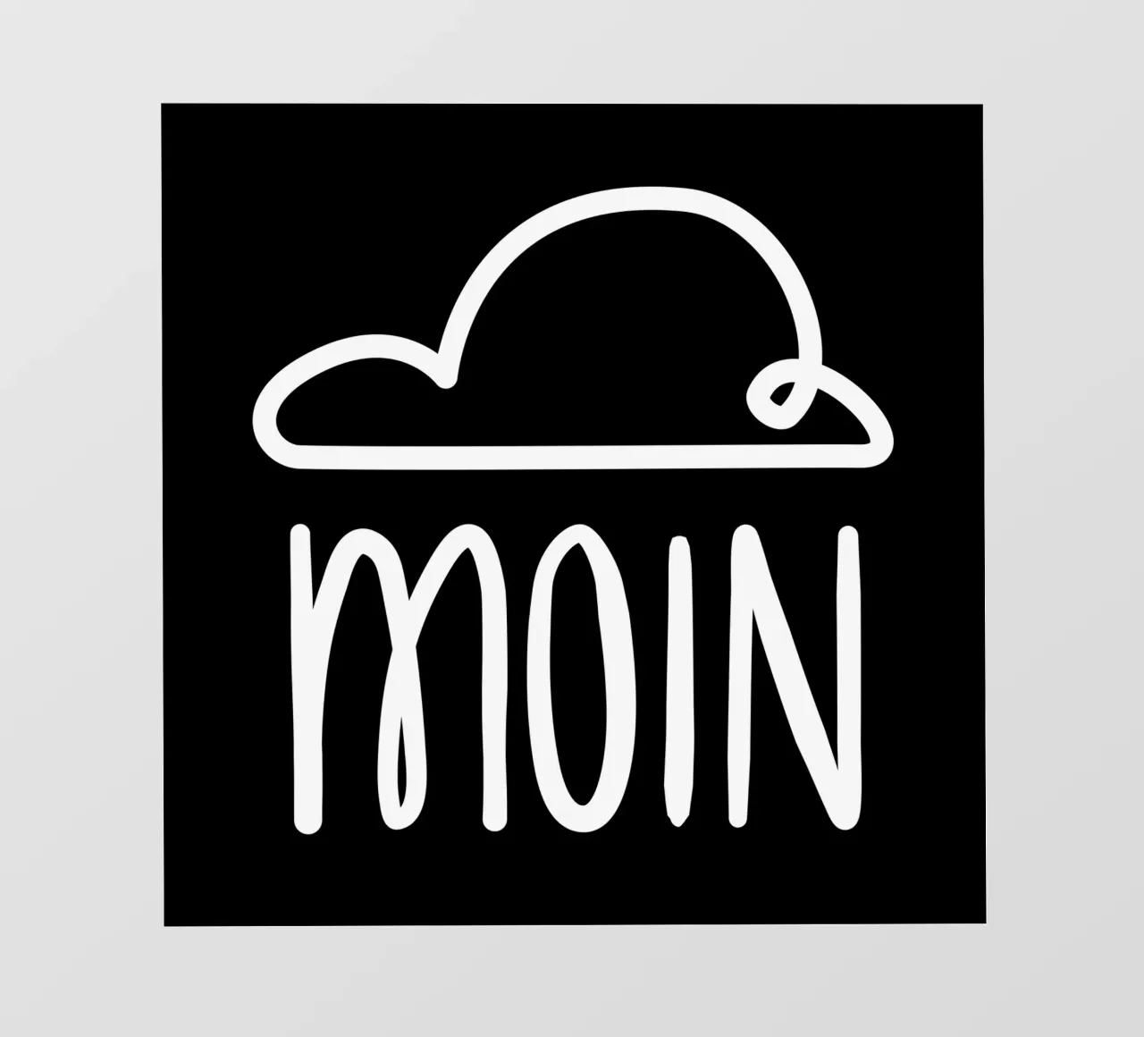 Moin - con nuvola di pioggia telo in pvc da klossisch