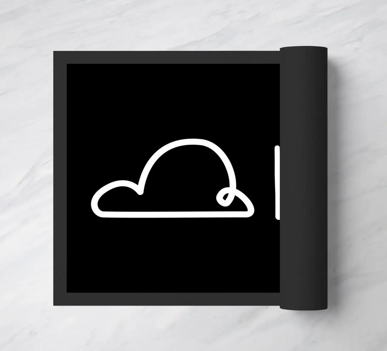 Moin - con nuvola di pioggia zerbino da klossisch