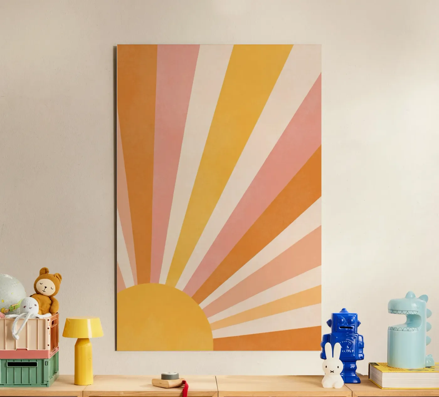 Sunset Stripes forex-plaat van wonderfolk