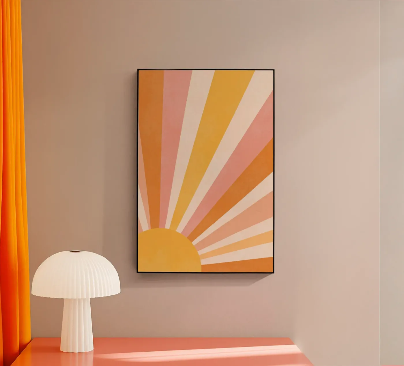 Sunset Stripes plexiglas de wonderfolk