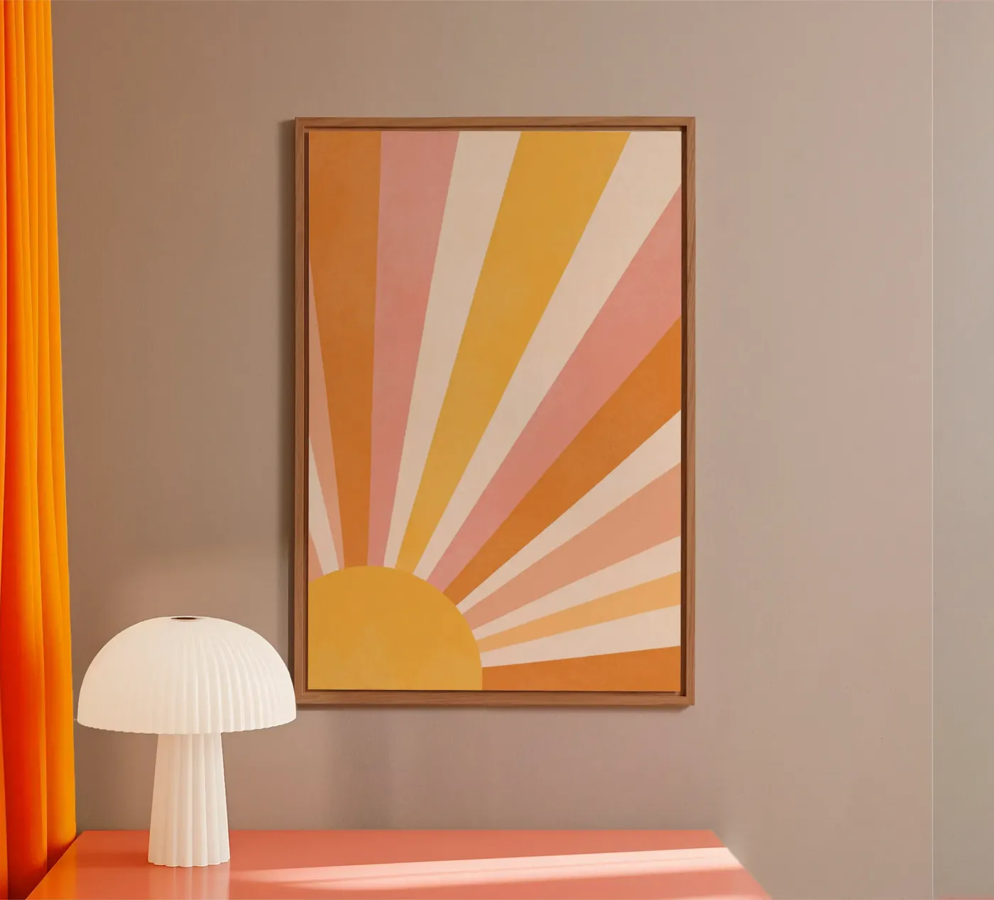 Sunset Stripes pannello forex da wonderfolk