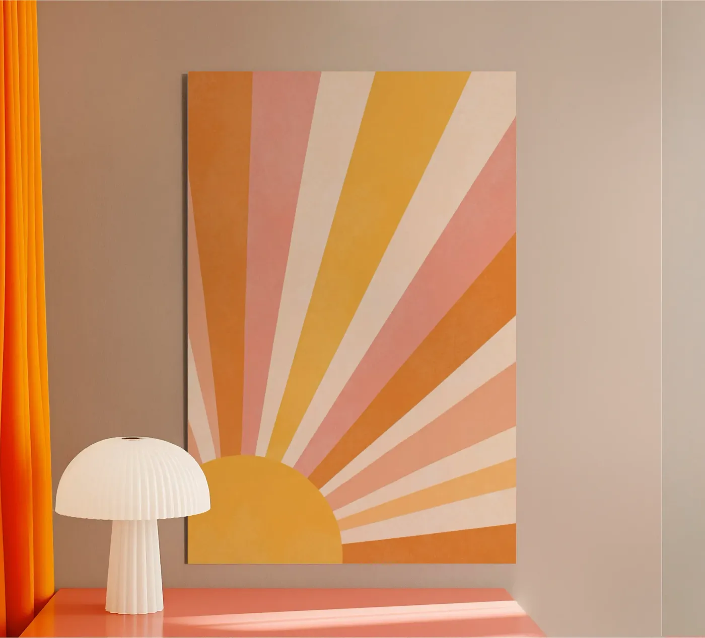 Sunset Stripes pannello forex da wonderfolk