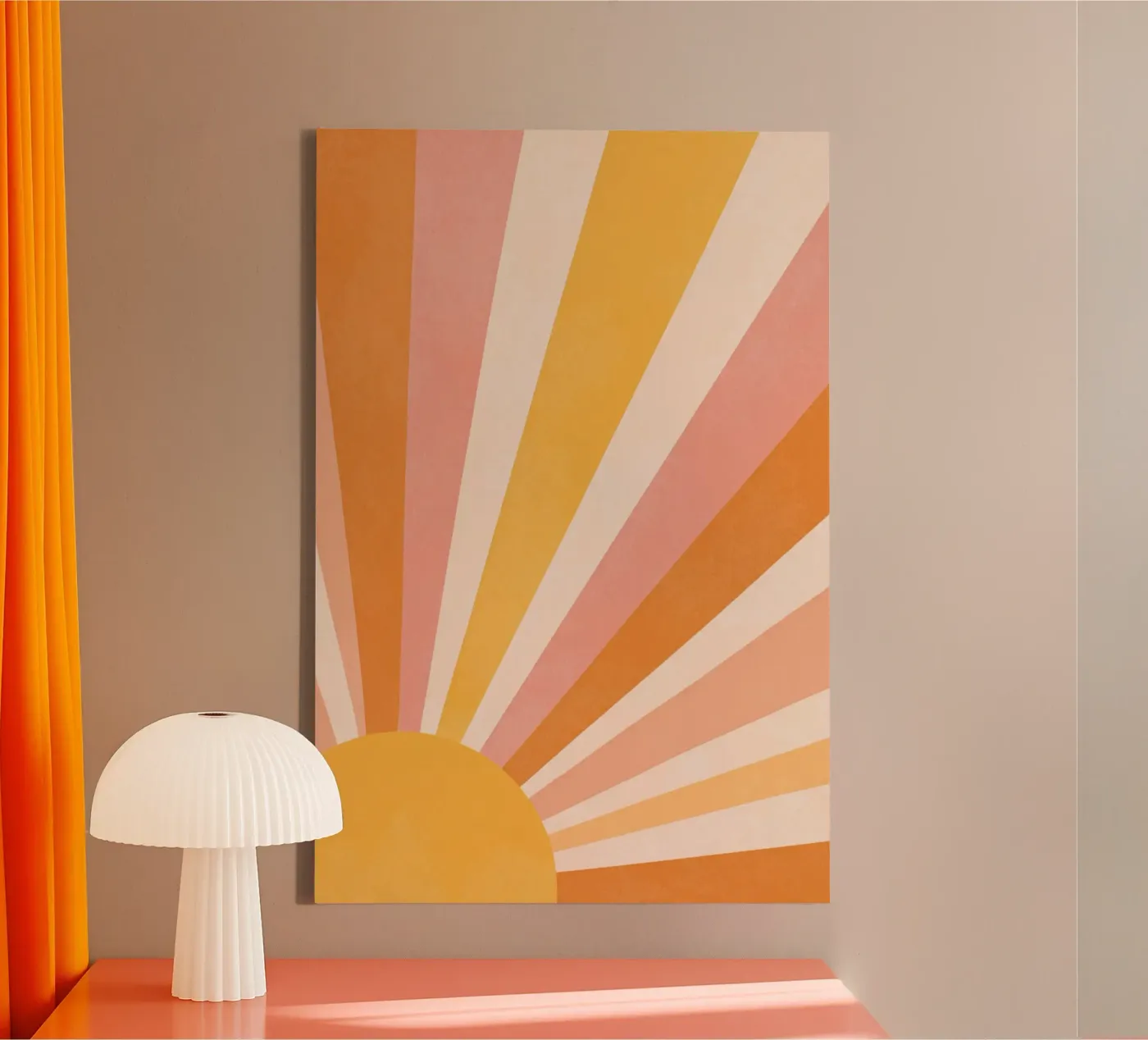 Sunset Stripes tela da wonderfolk