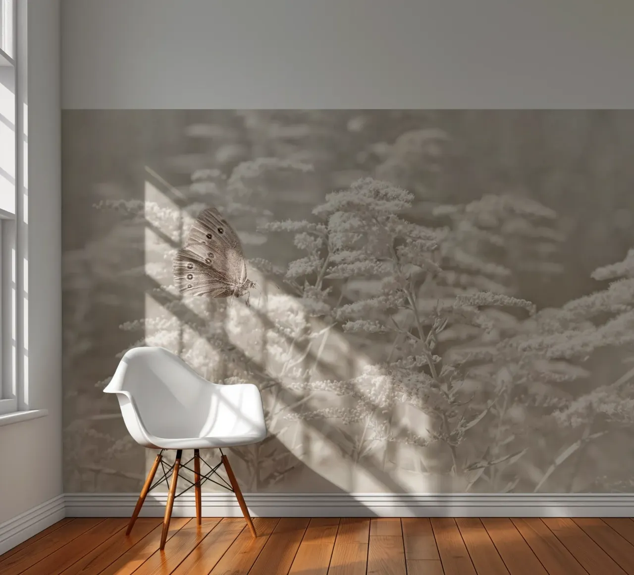 Vlinder fotobehang van Atteloi