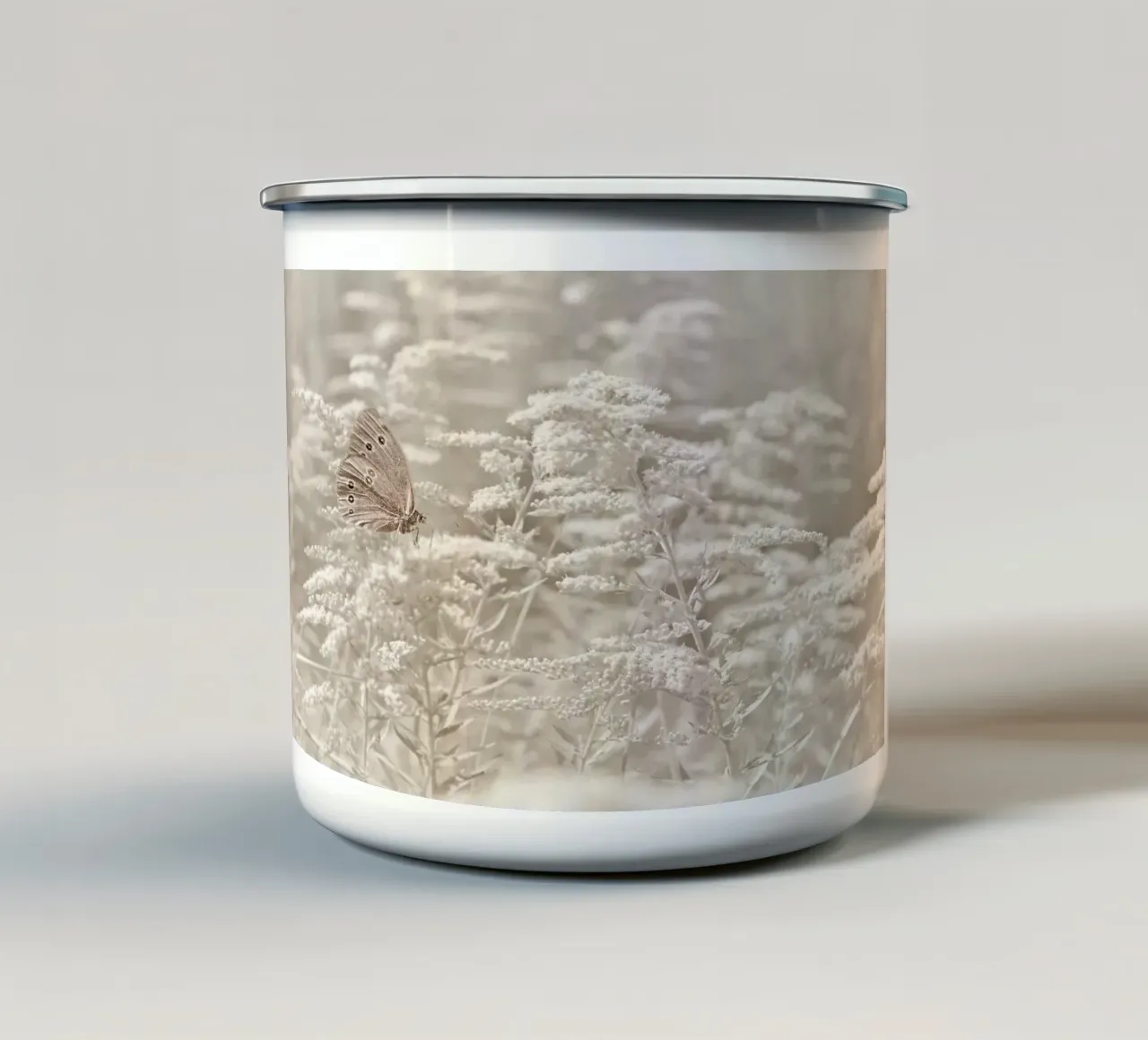 Farfalla tazza in smalto da Atteloi