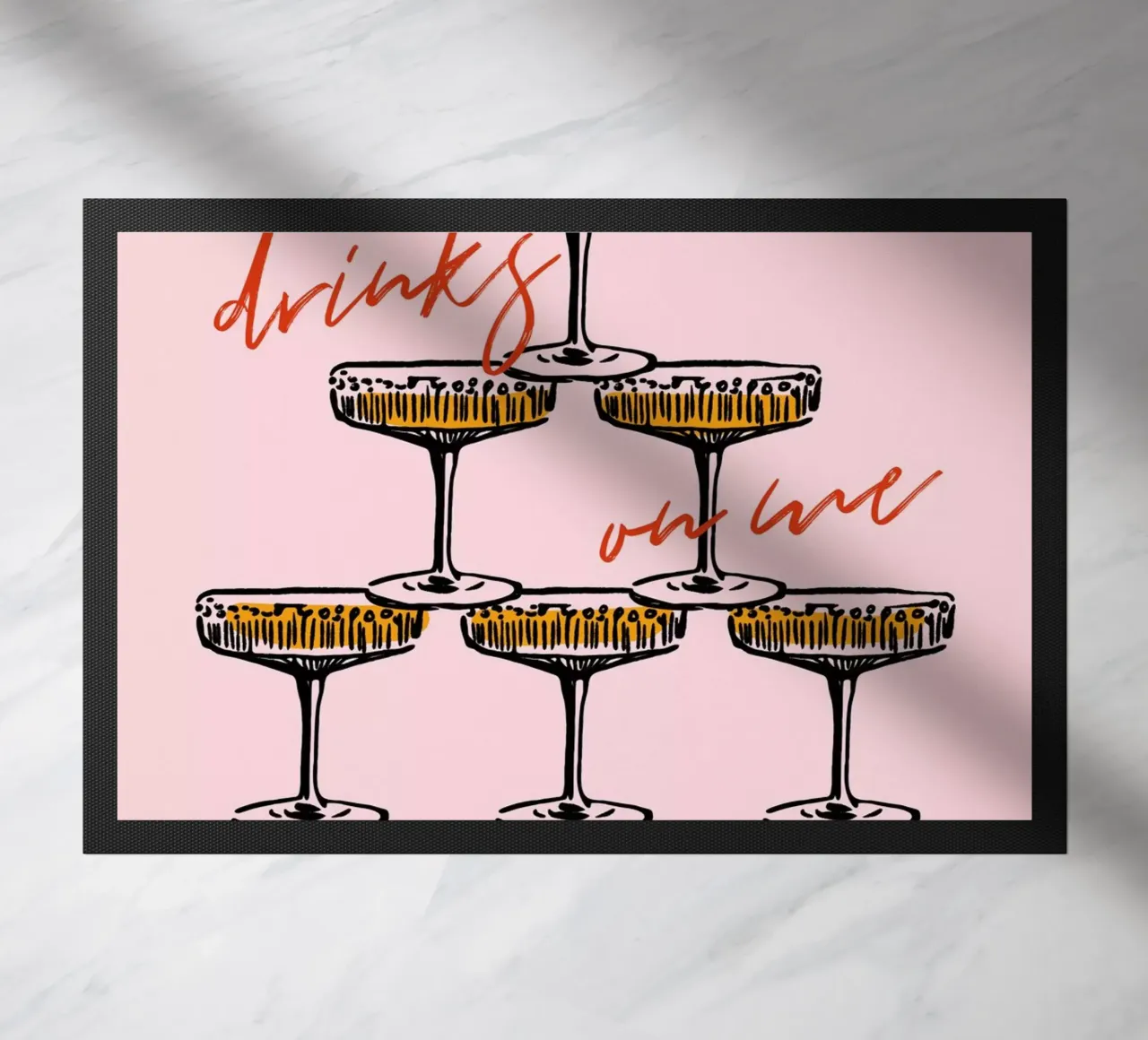 Boho Food 17 Drinks on Me zerbino da Boho Print Collection