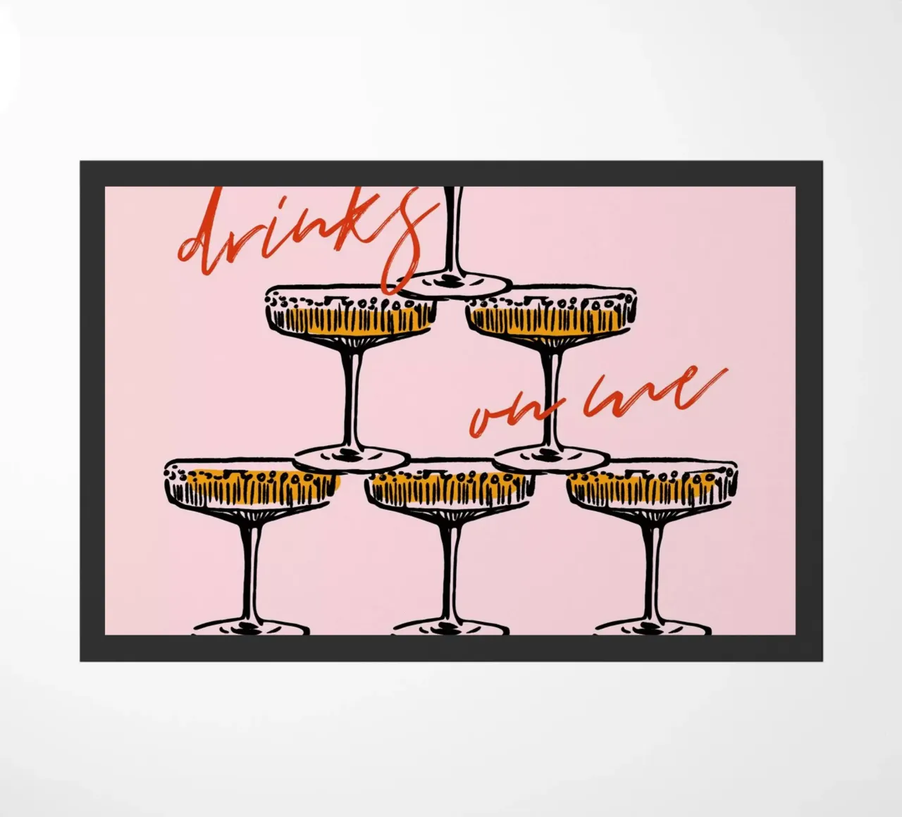 Boho Food 17 Drinks on Me zerbino da Boho Print Collection