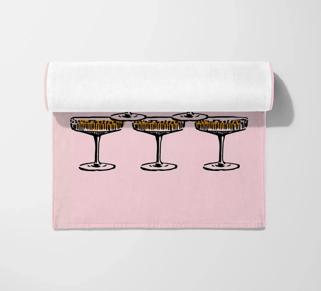 Boho Food 17 Drinks on Me telo mare da Boho Print Collection