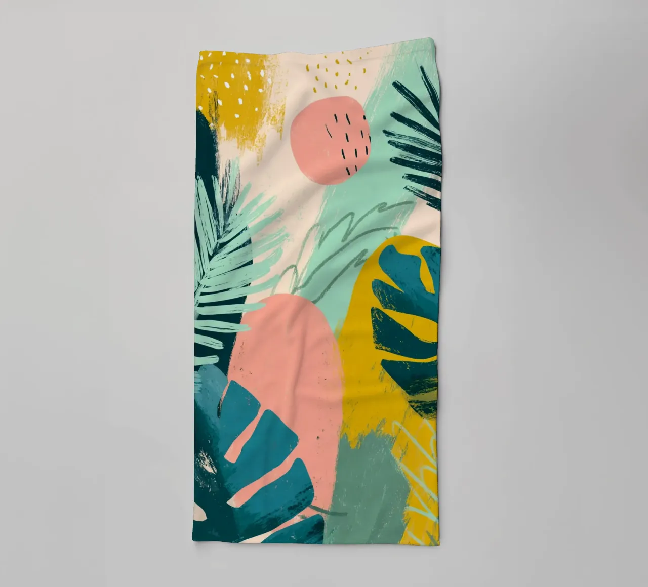 Abstract Jungle Playground asciugamano da bagno da Colormenta