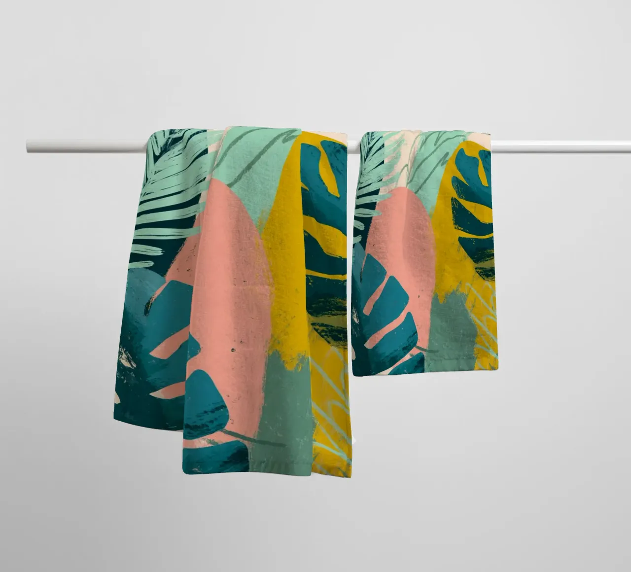 Abstract Jungle Playground asciugamano da bagno da Colormenta