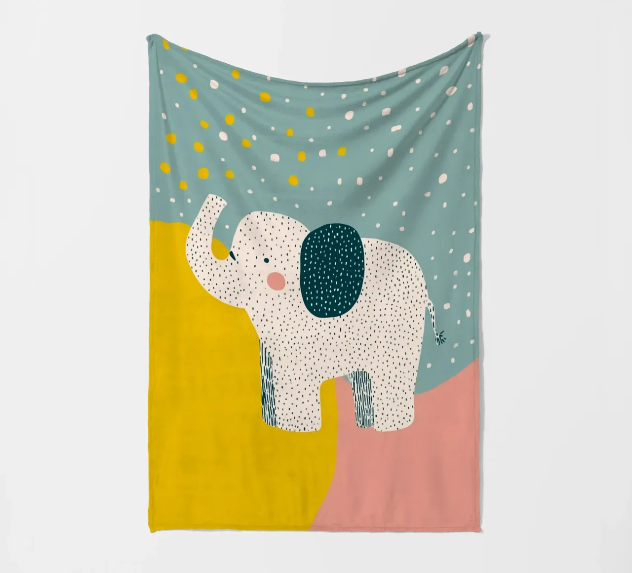 Tiny Elephant Parade Fleecedecke von wonderfolk