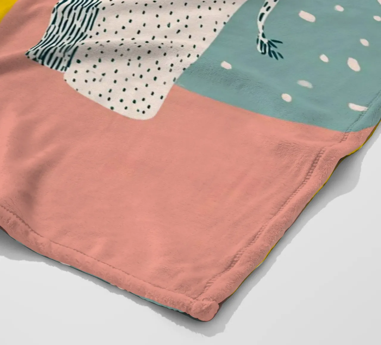 Tiny Elephant Parade Fleecedecke von wonderfolk