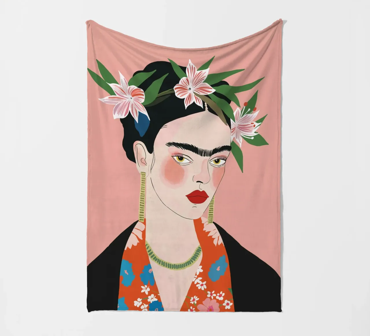 Frida coperta in pile da ArtsySesta