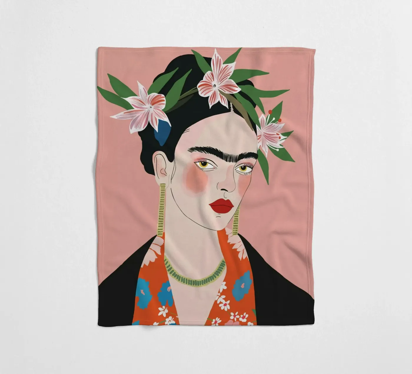 Frida coperta in pile da ArtsySesta