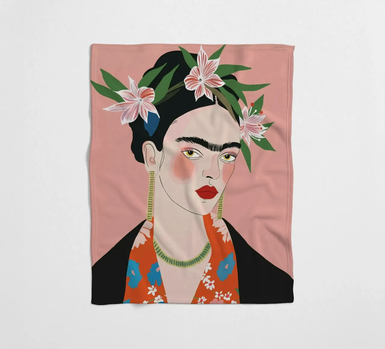 Frida coperta in pile da ArtsySesta