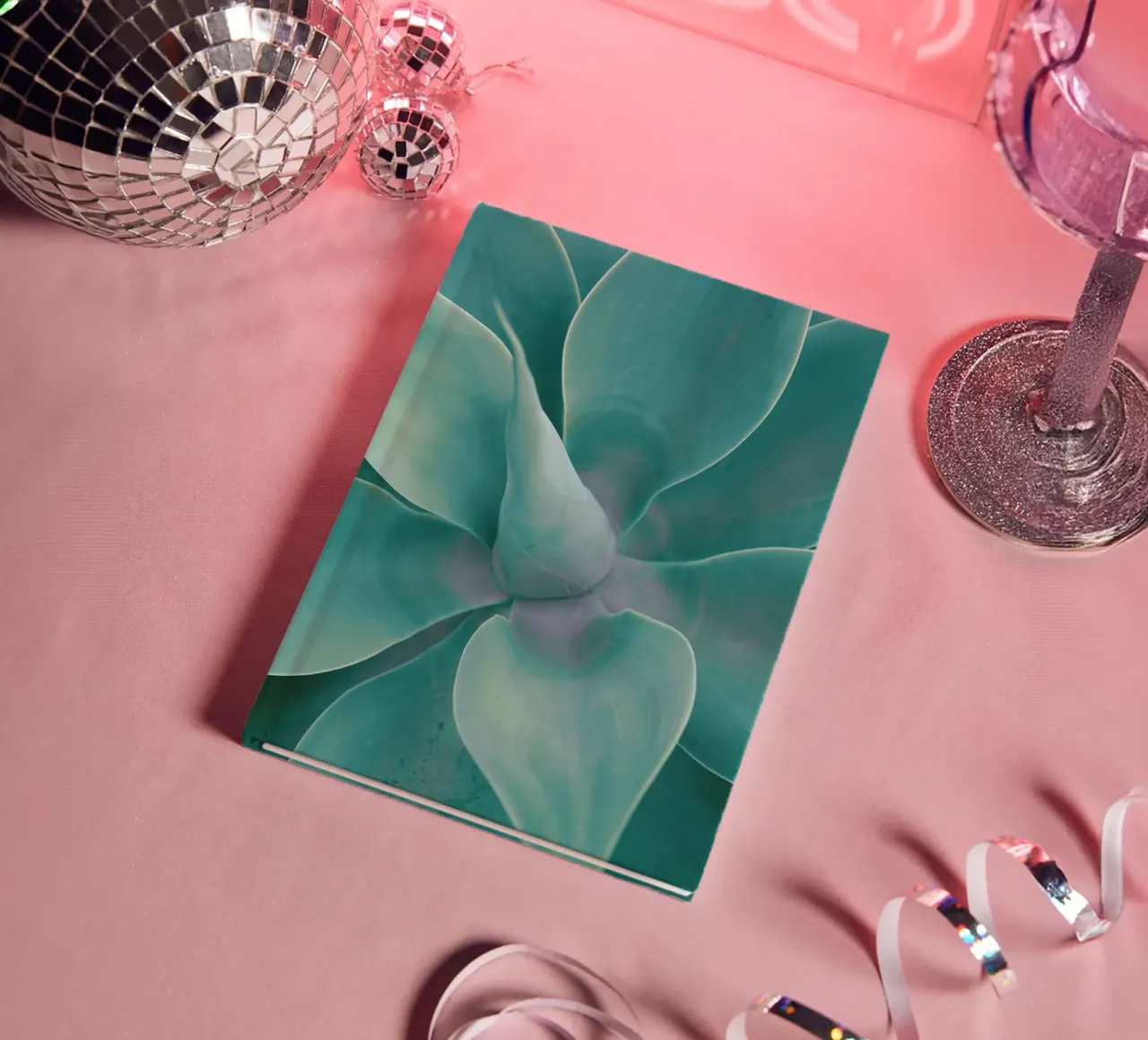 Turquoise Cactus notebook by Eva Nev Photography