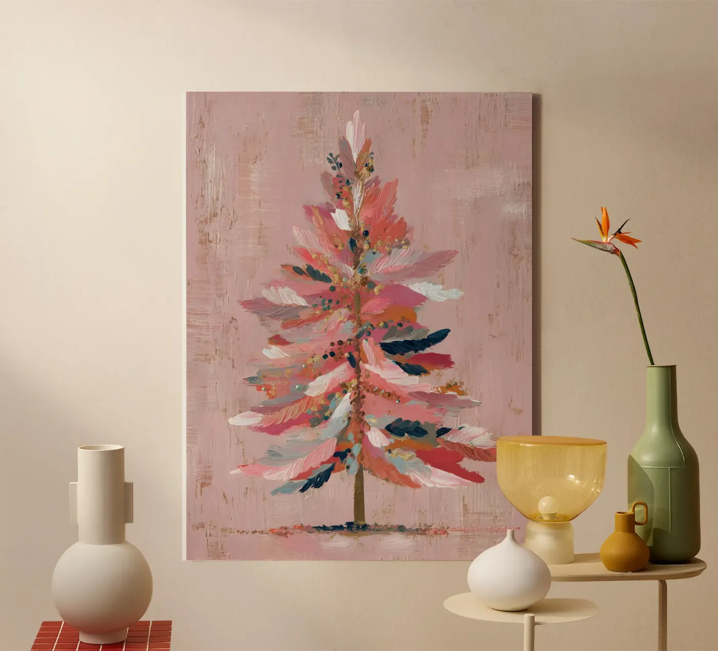 Blush Pine Leinwand von velvetstudio