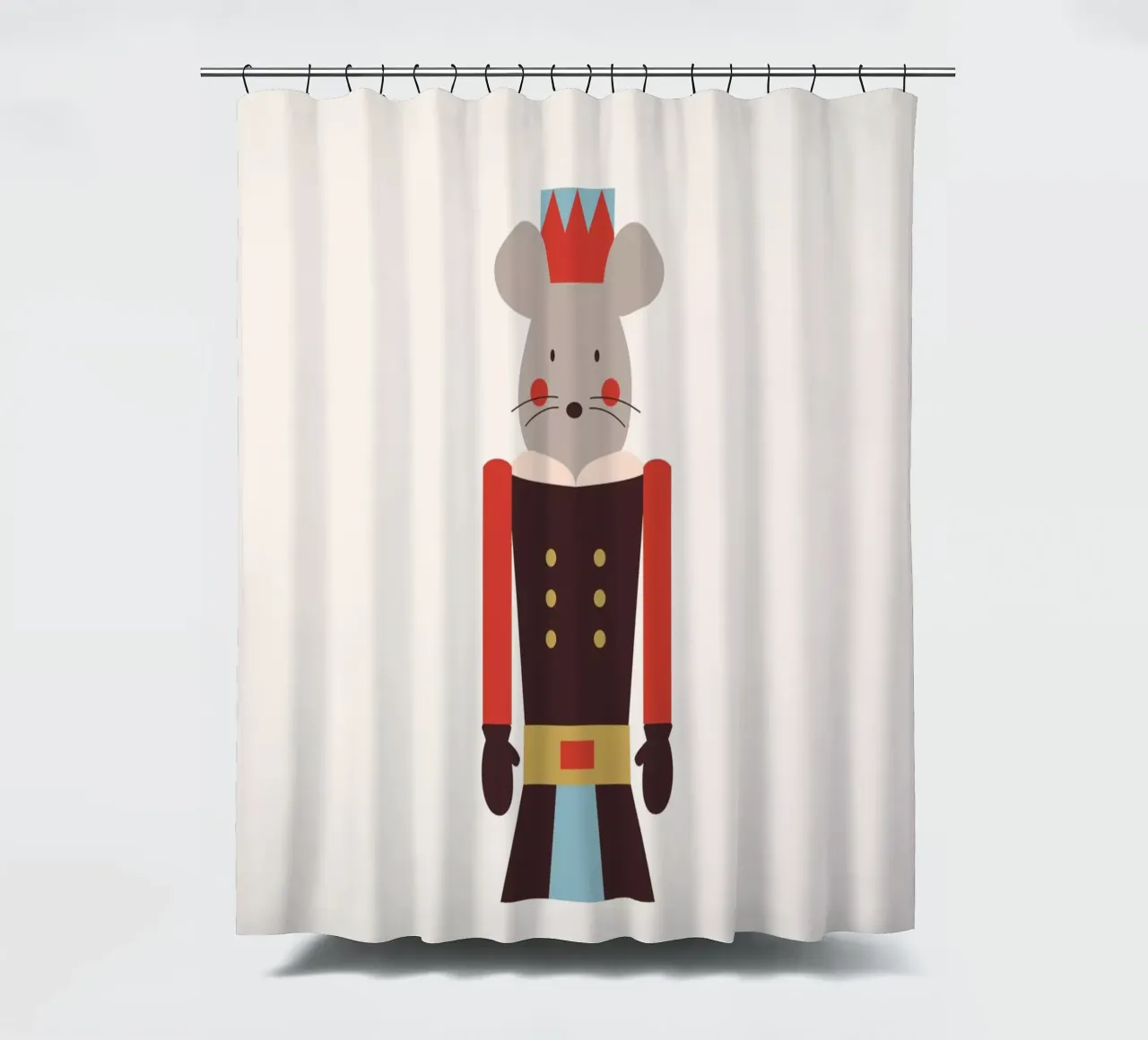 Imp boy shower curtain by janamossmann