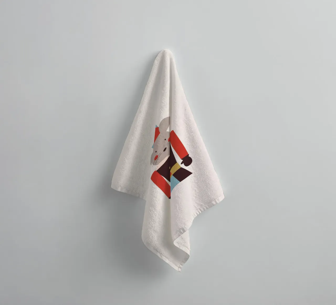 Imp boy towel by janamossmann