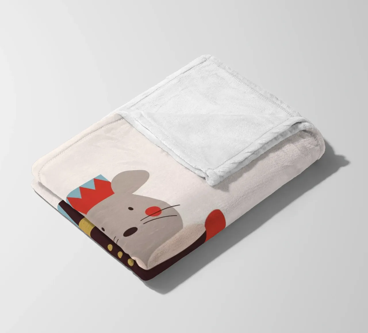 Imp boy fleece blanket by janamossmann