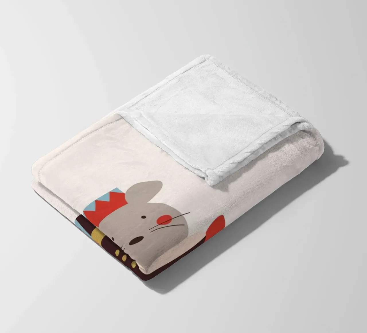 Imp boy fleece blanket by janamossmann
