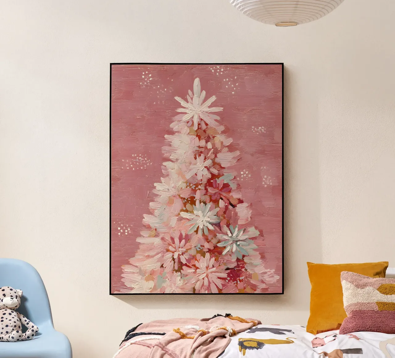 Blush Bloom Tree acrylic glass by velvetstudio