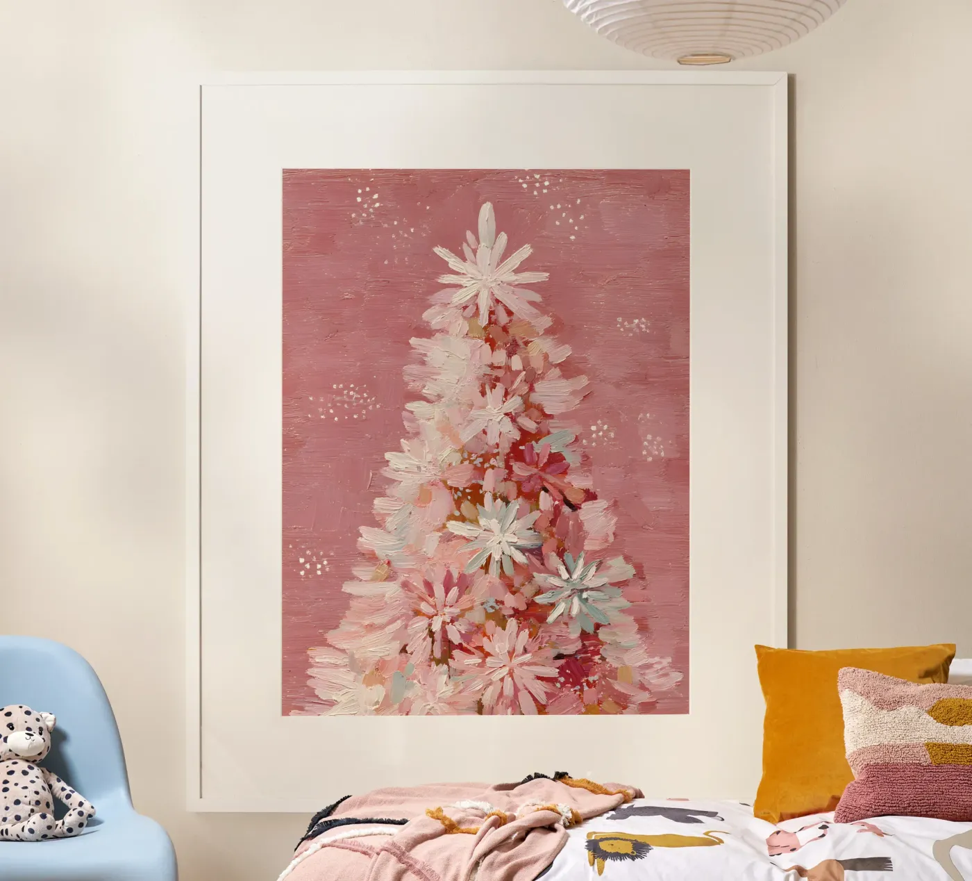 Blush Bloom Tree poster van velvetstudio