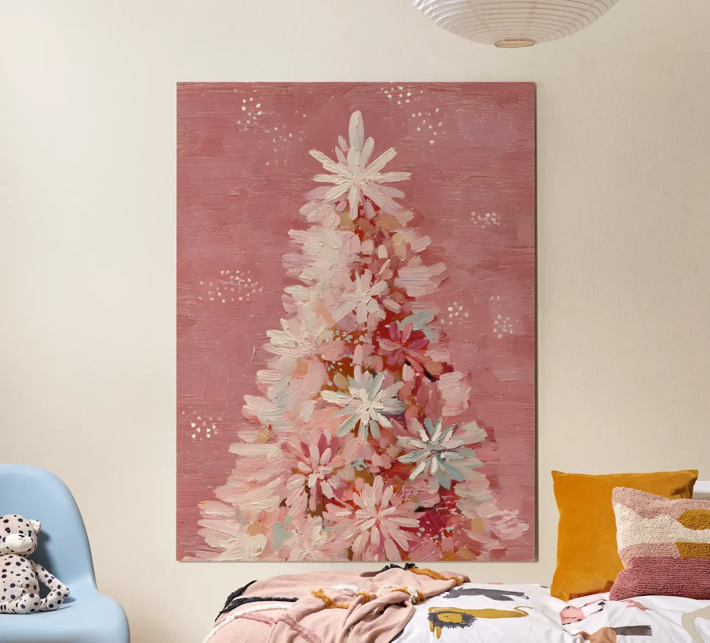 Blush Bloom Tree poster van velvetstudio