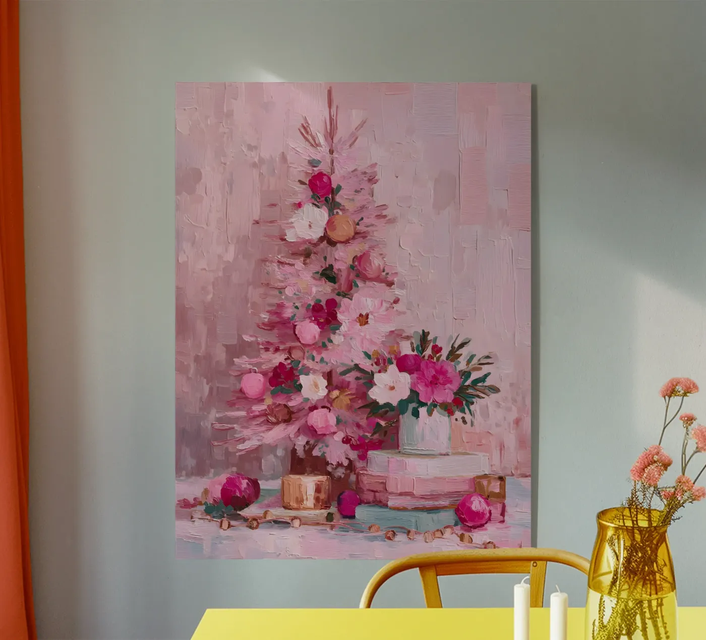 Blush Celebration acrylic glass by velvetstudio