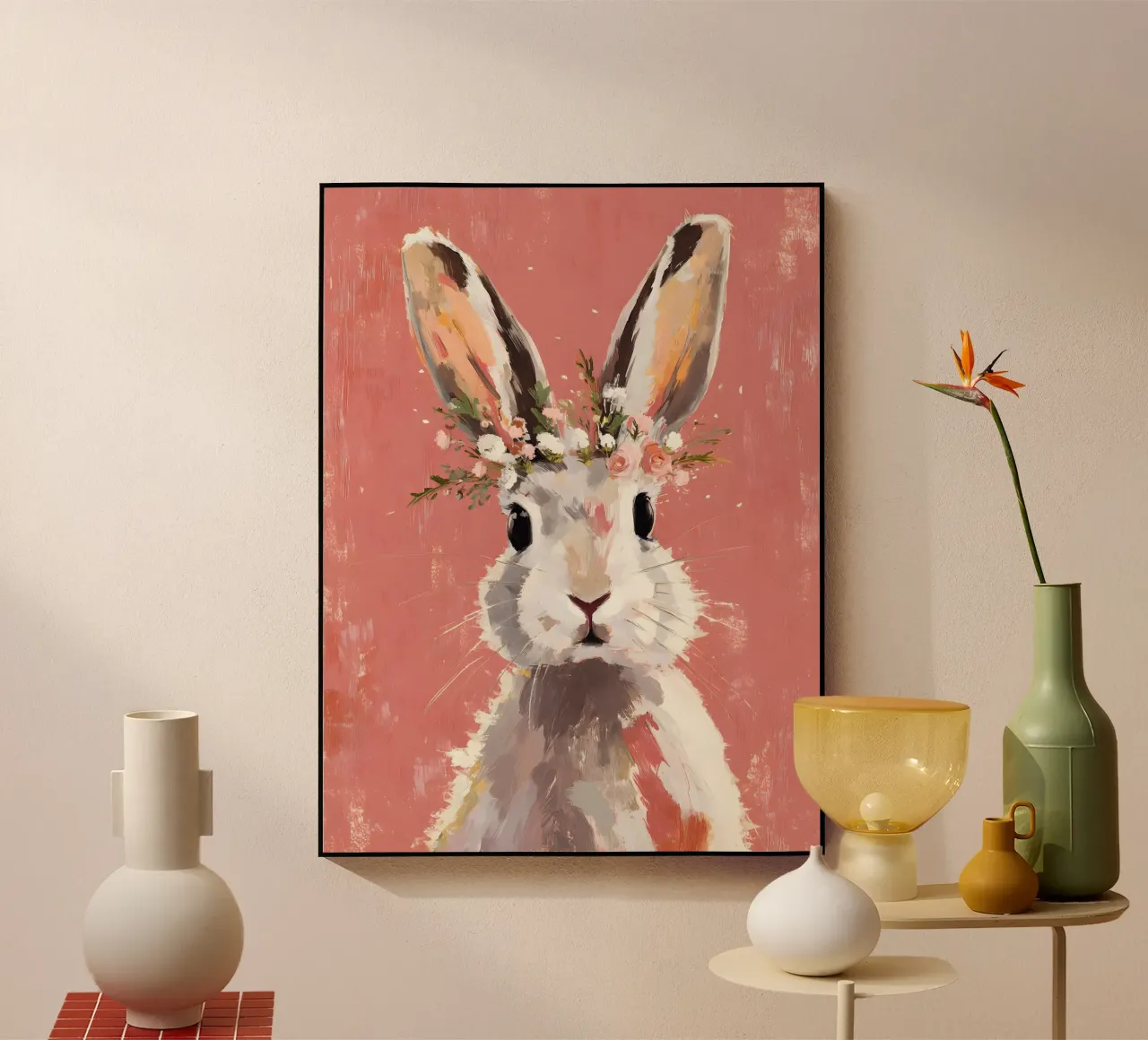 Winter Bunny plexiglass da velvetstudio