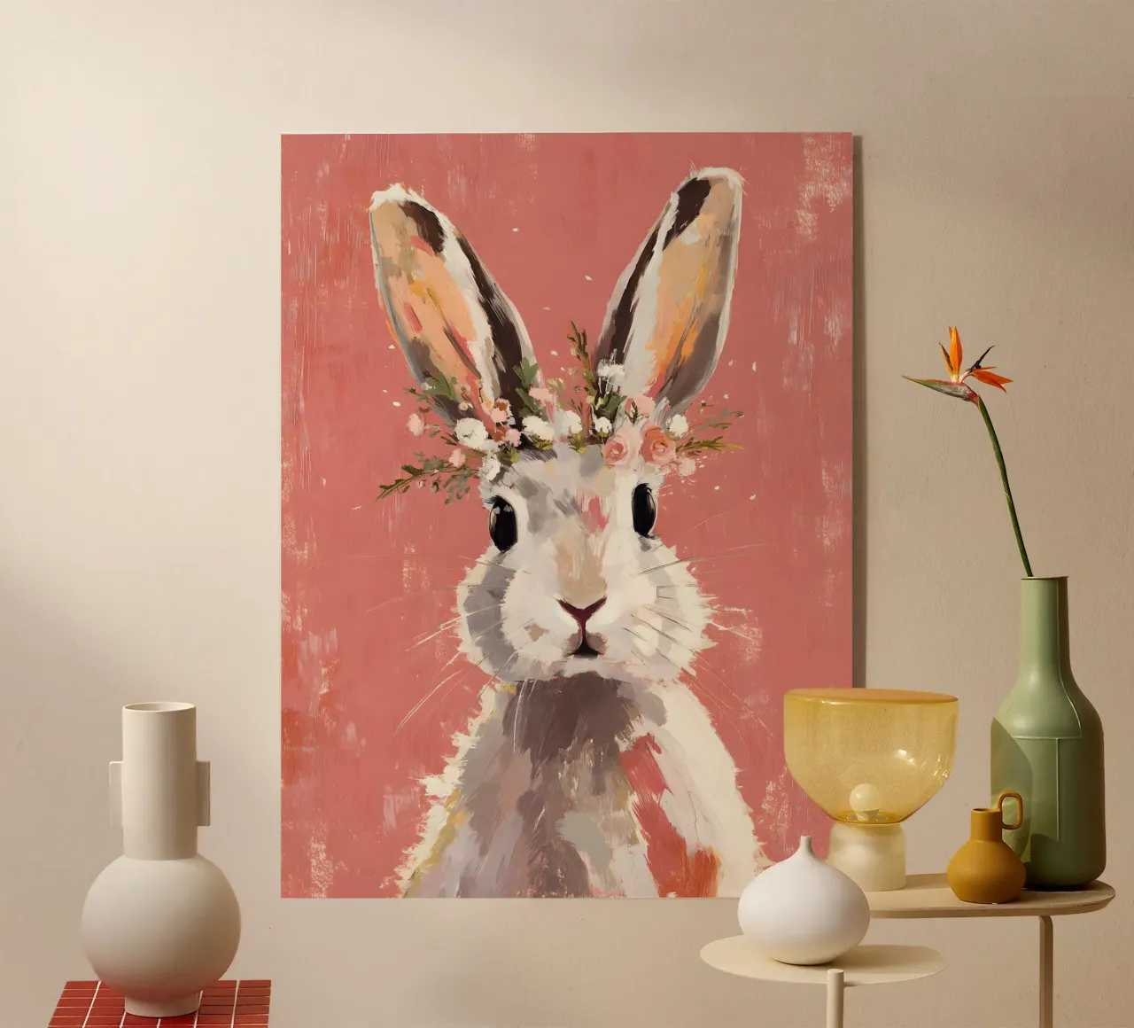 Winter Bunny plexiglass da velvetstudio