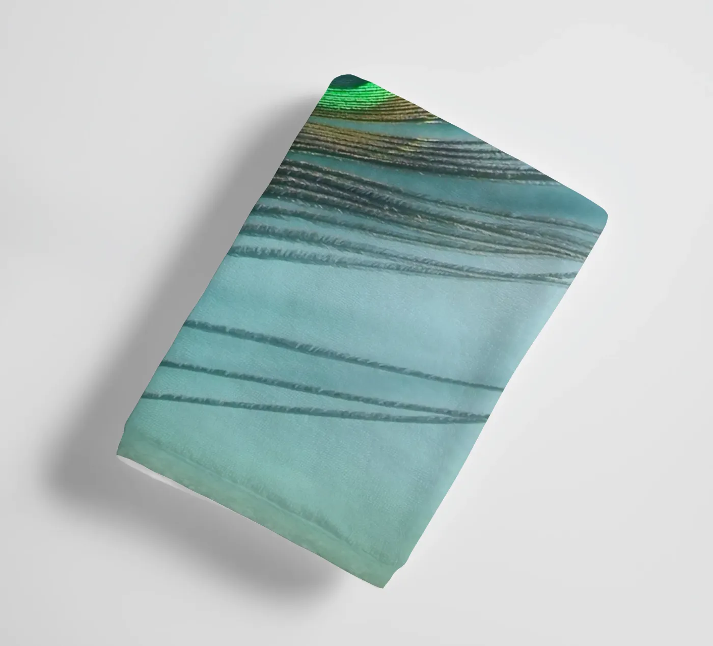 Peacock towel by Eva Nev Photography
