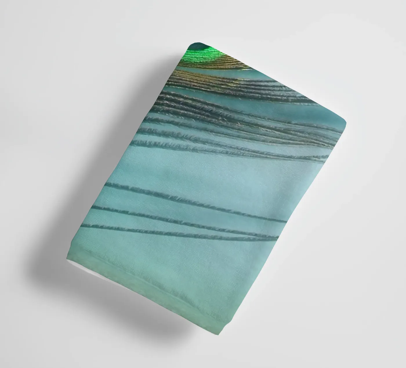 Peacock towel by Eva Nev Photography