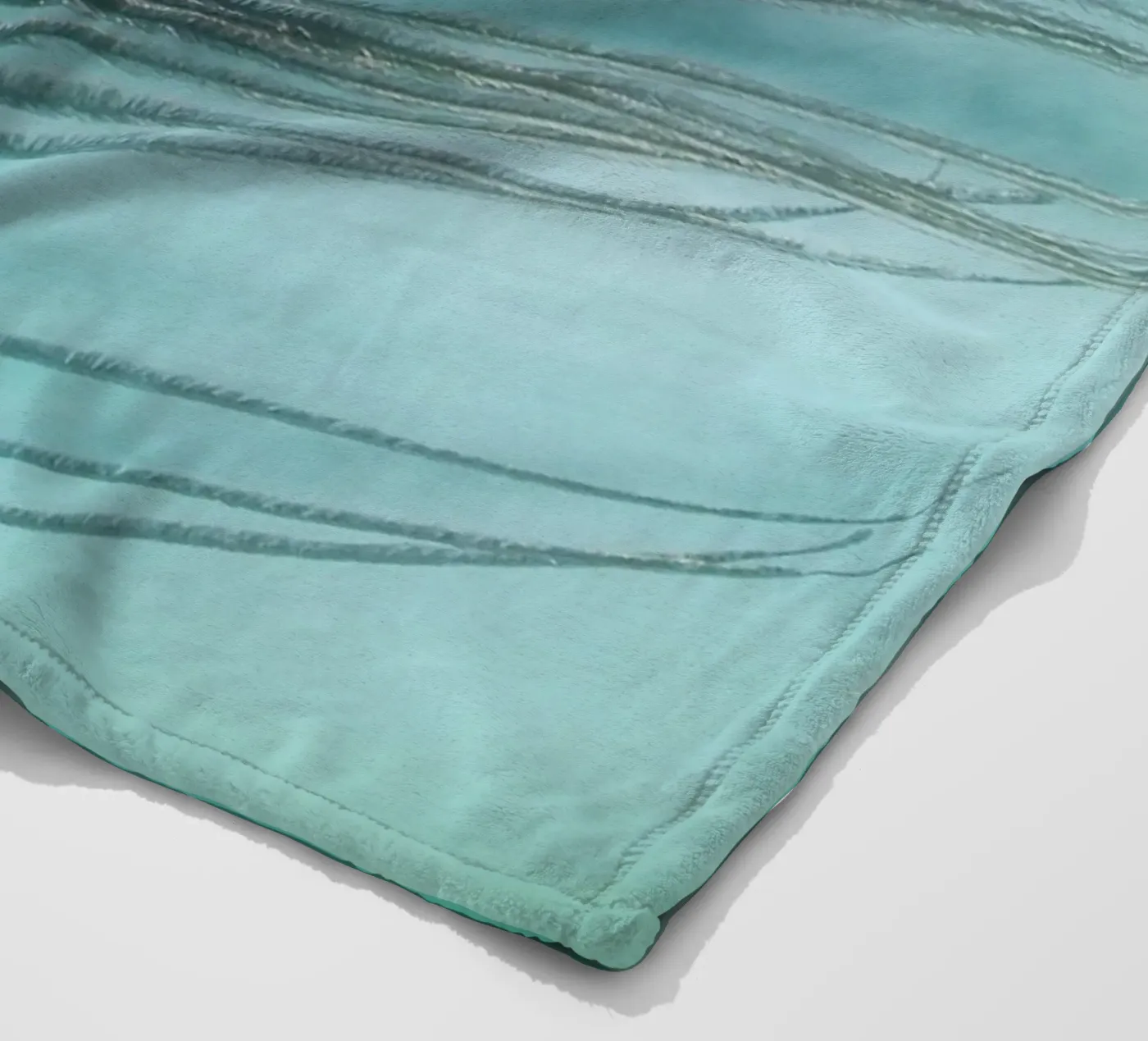 Pfau Fleecedecke von Eva Nev Photography