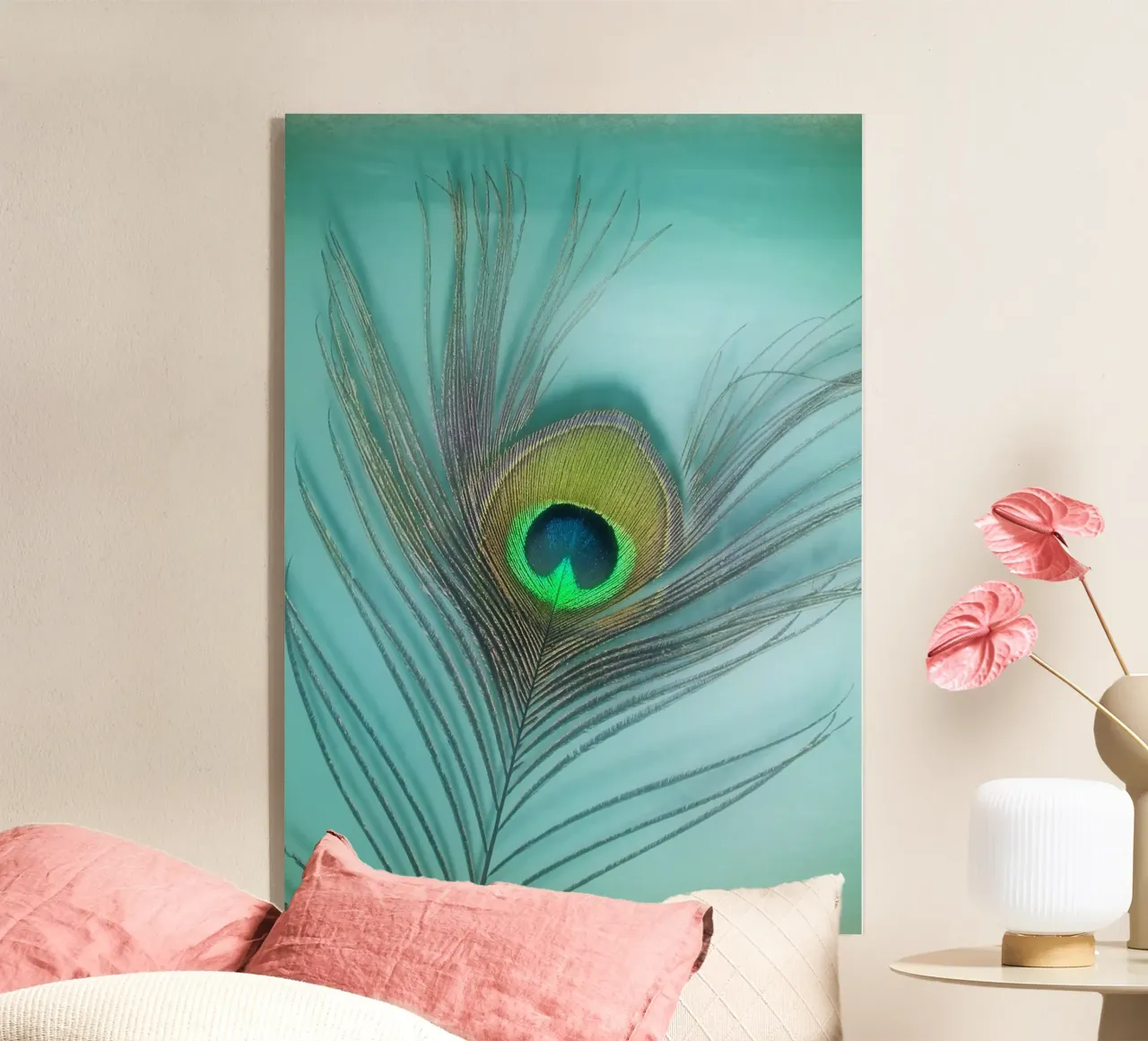 Pfau Acryl-Glas von Eva Nev Photography