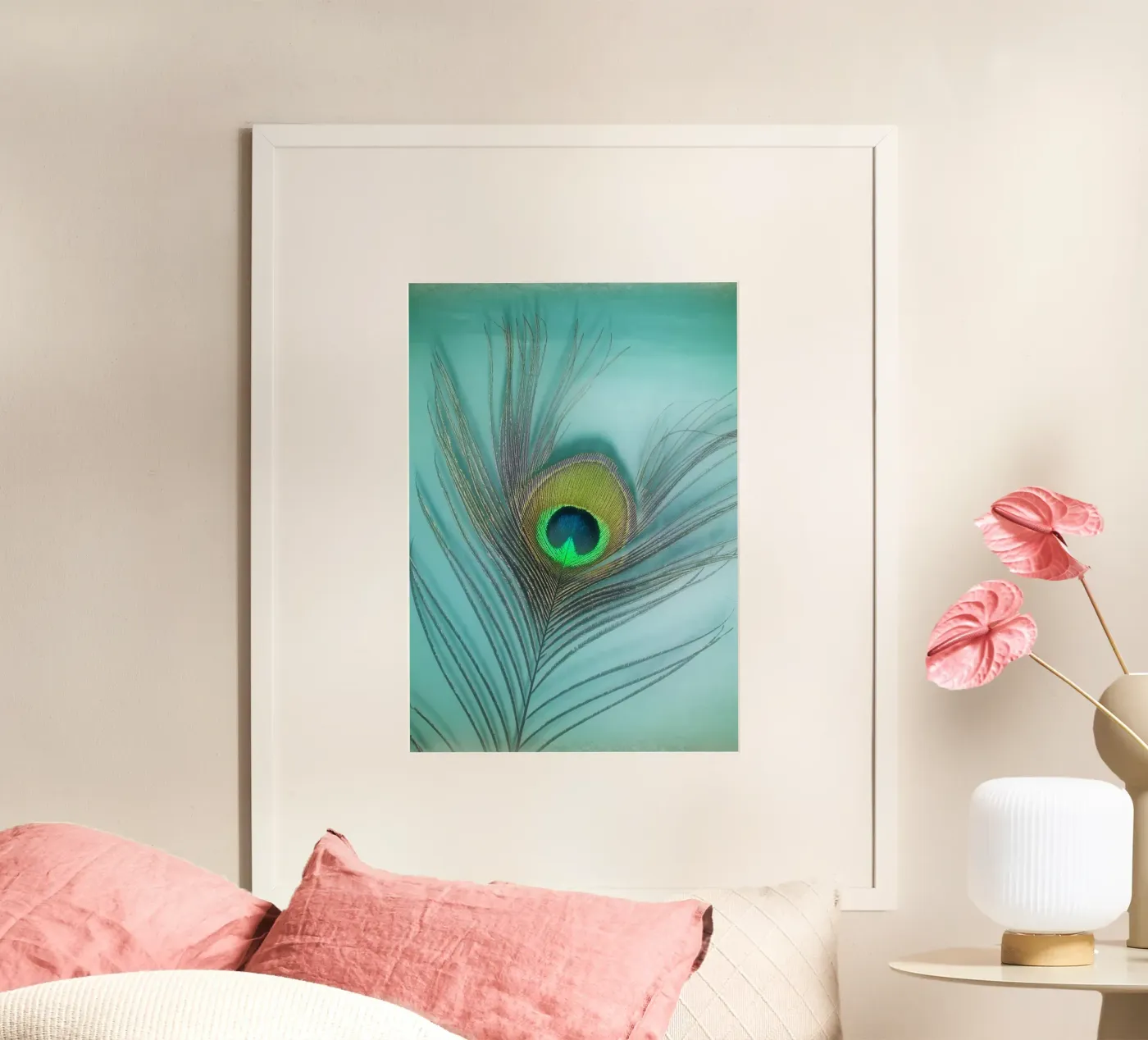 Peacock poster by Eva Nev Photography