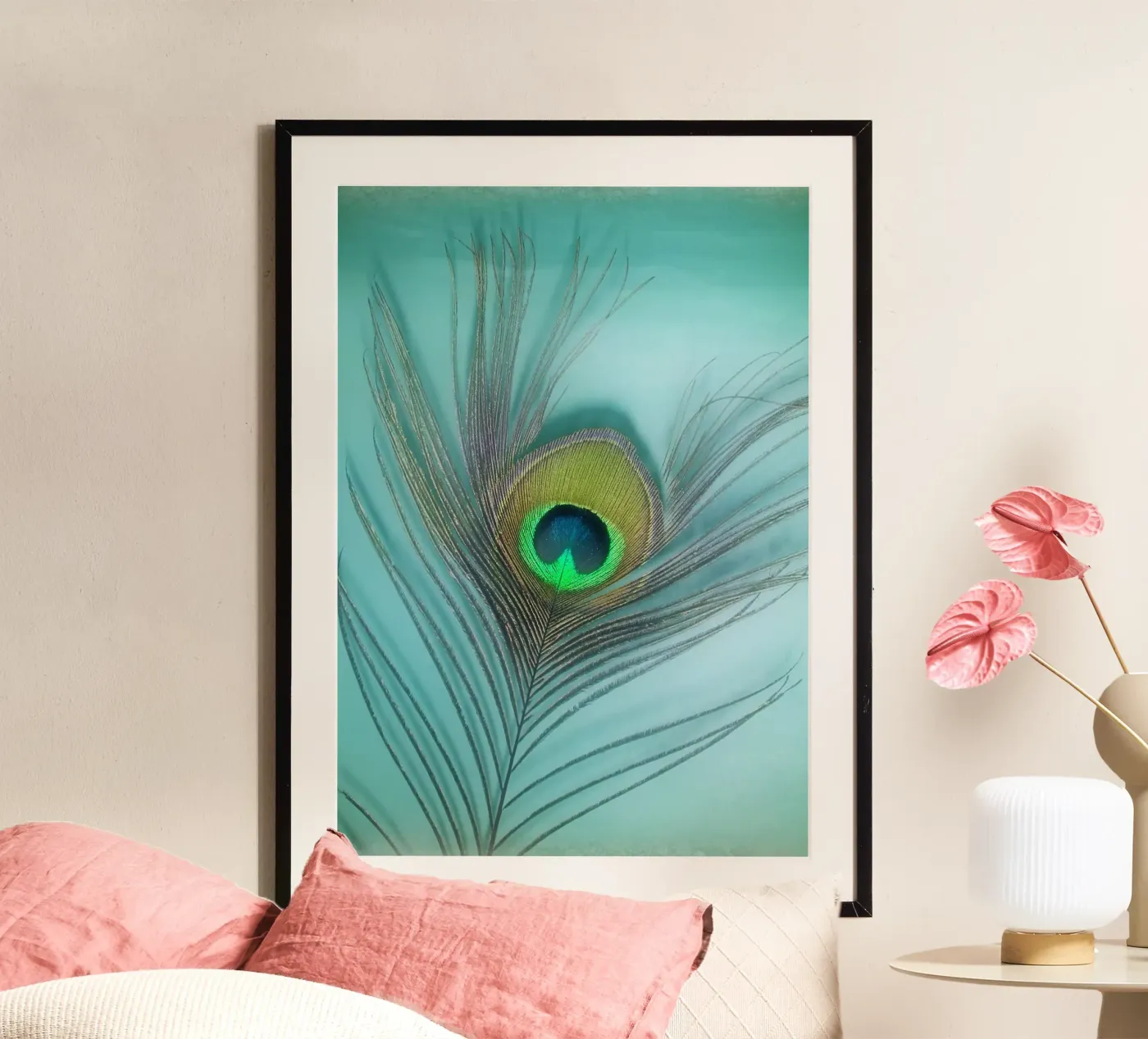 Peacock poster by Eva Nev Photography