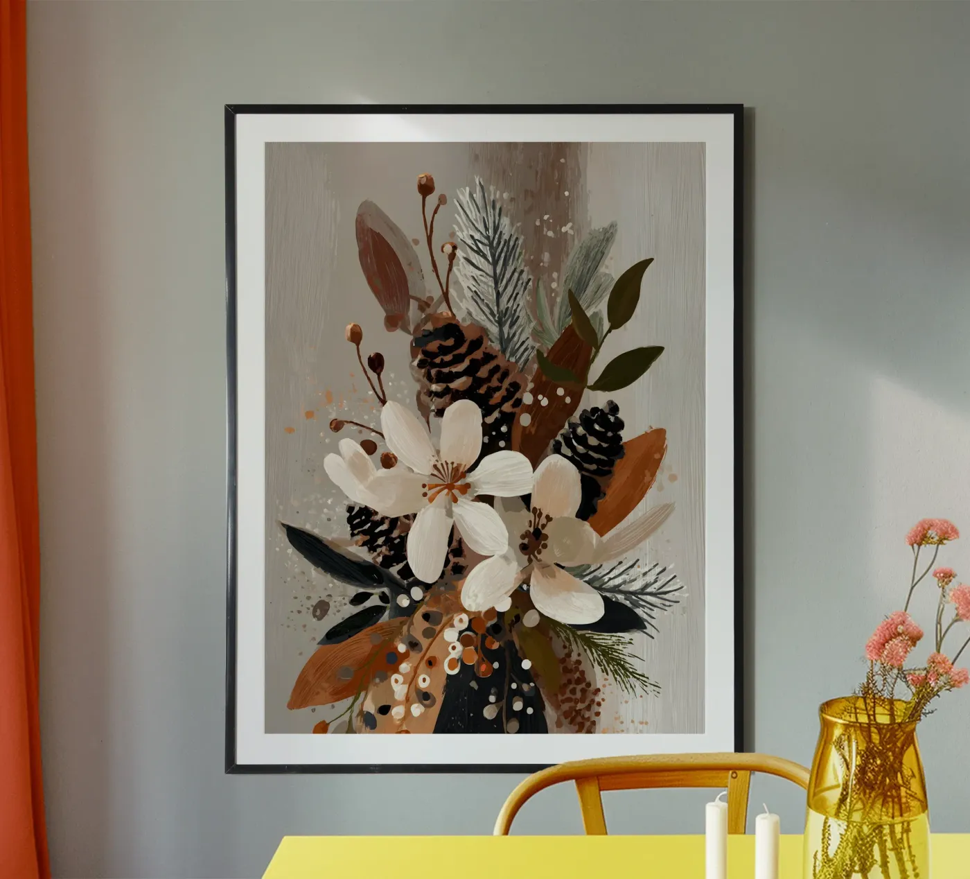Golden Flora poster da velvetstudio