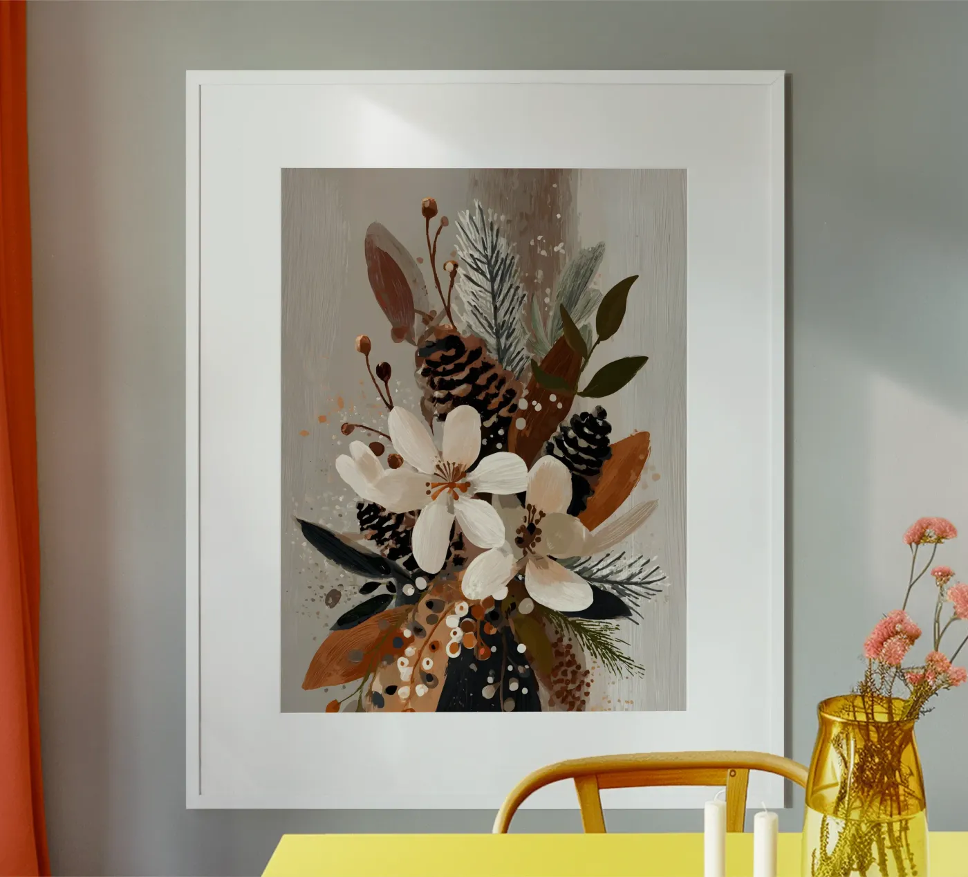 Golden Flora poster da velvetstudio