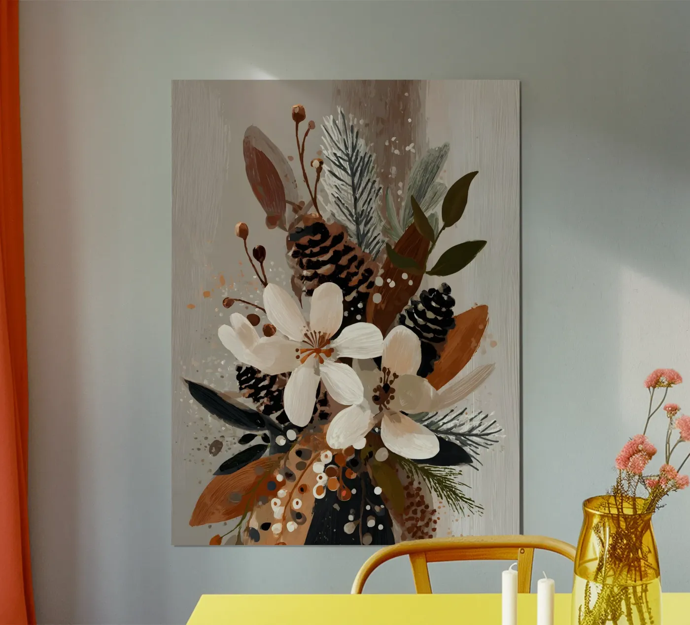 Golden Flora poster da velvetstudio