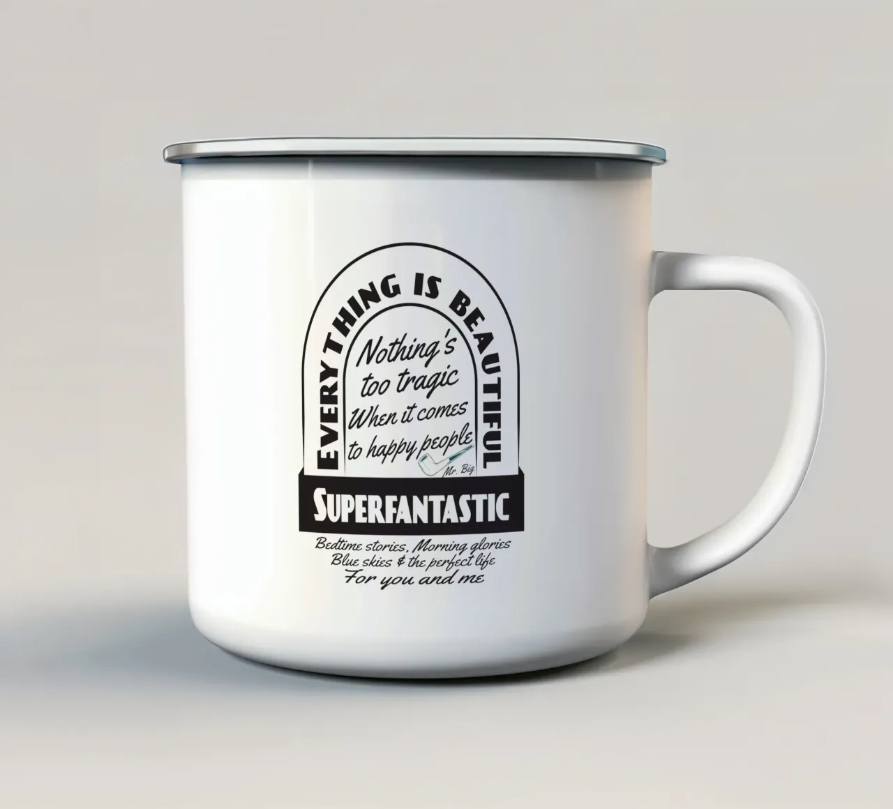 Superfantastic tazza in smalto da Gunawan Rb