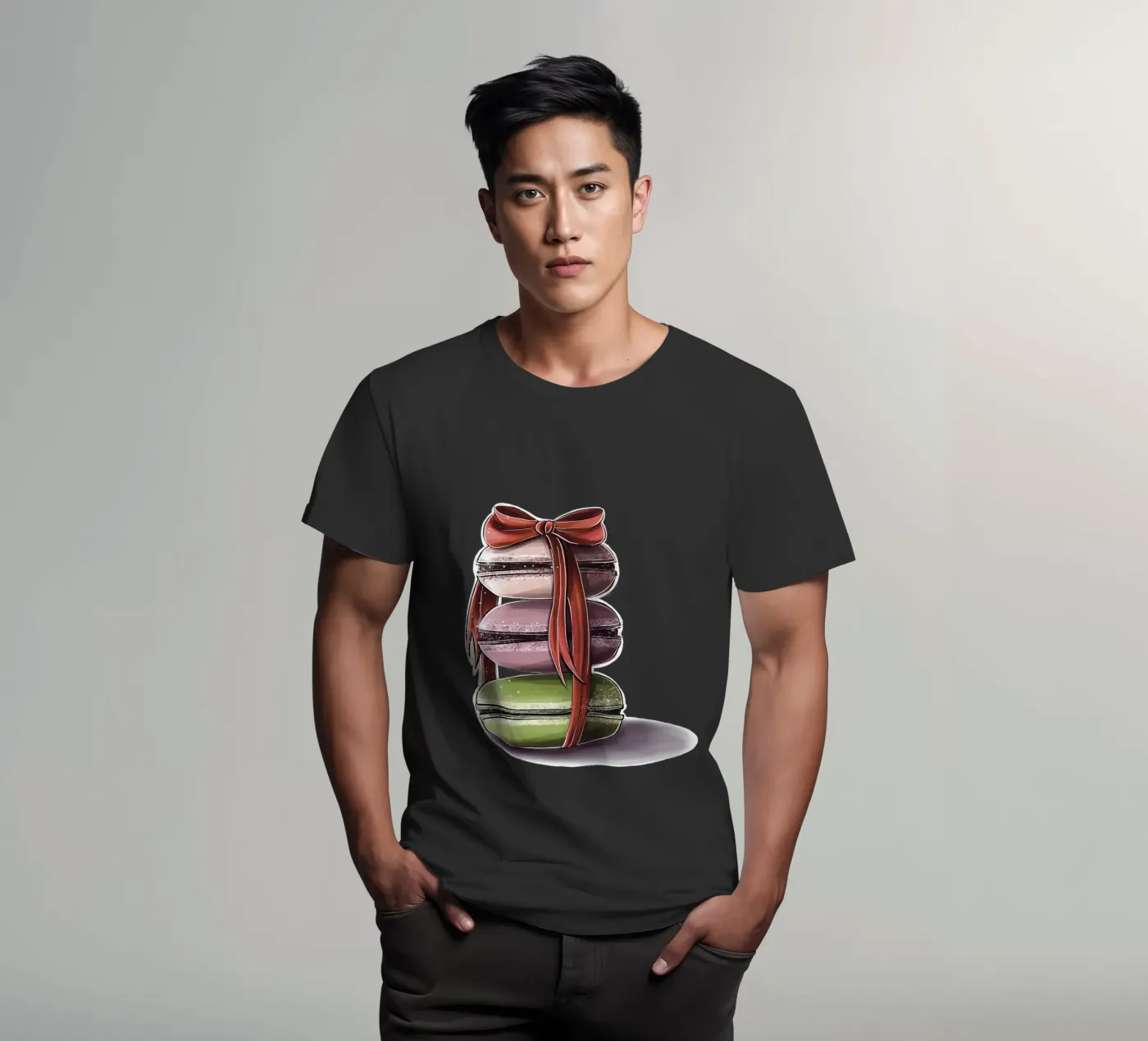 macaroons t-shirt da by elle arts seasons