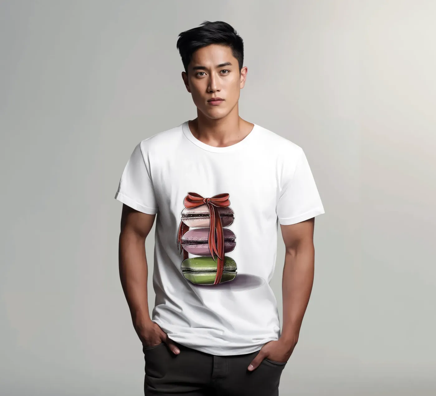 macaroons t-shirt da by elle arts seasons