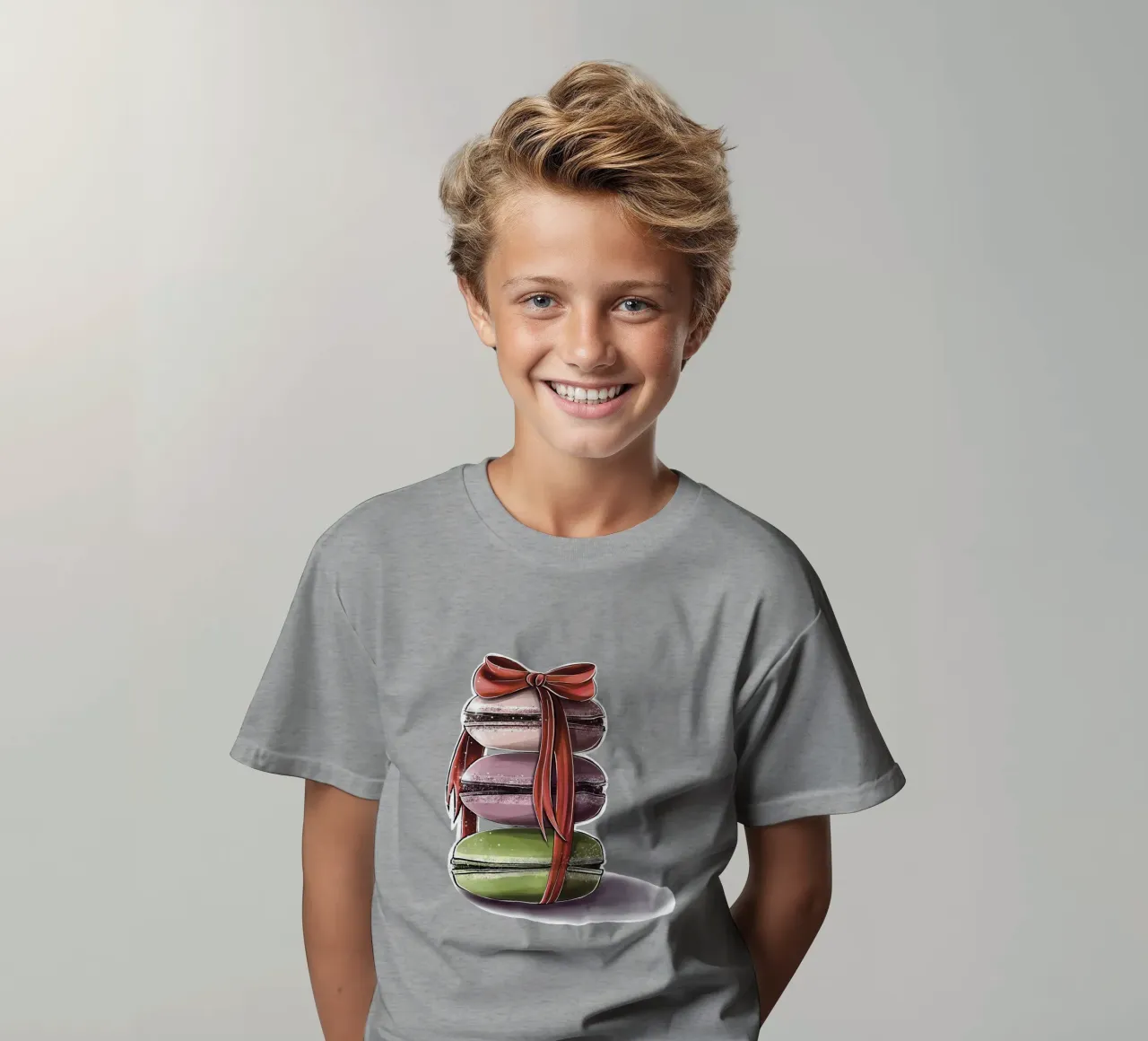 macaroons kinder t-shirt van sketch_visual_studio
