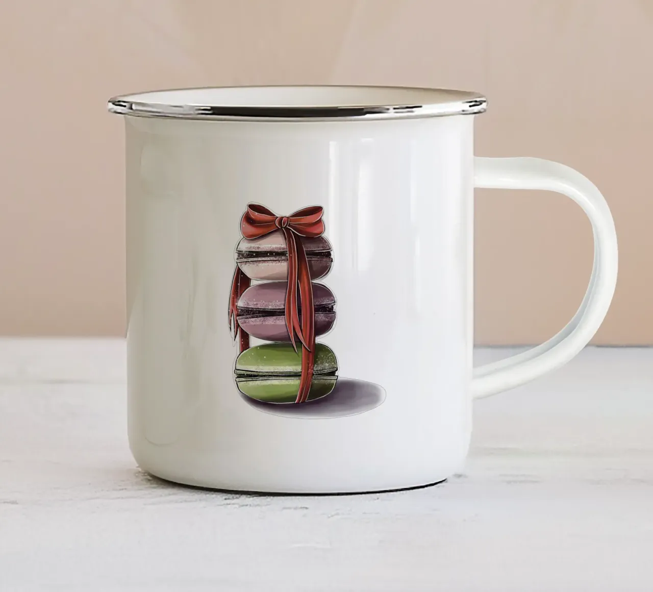 macaroons tazza in smalto da sketch_visual_studio