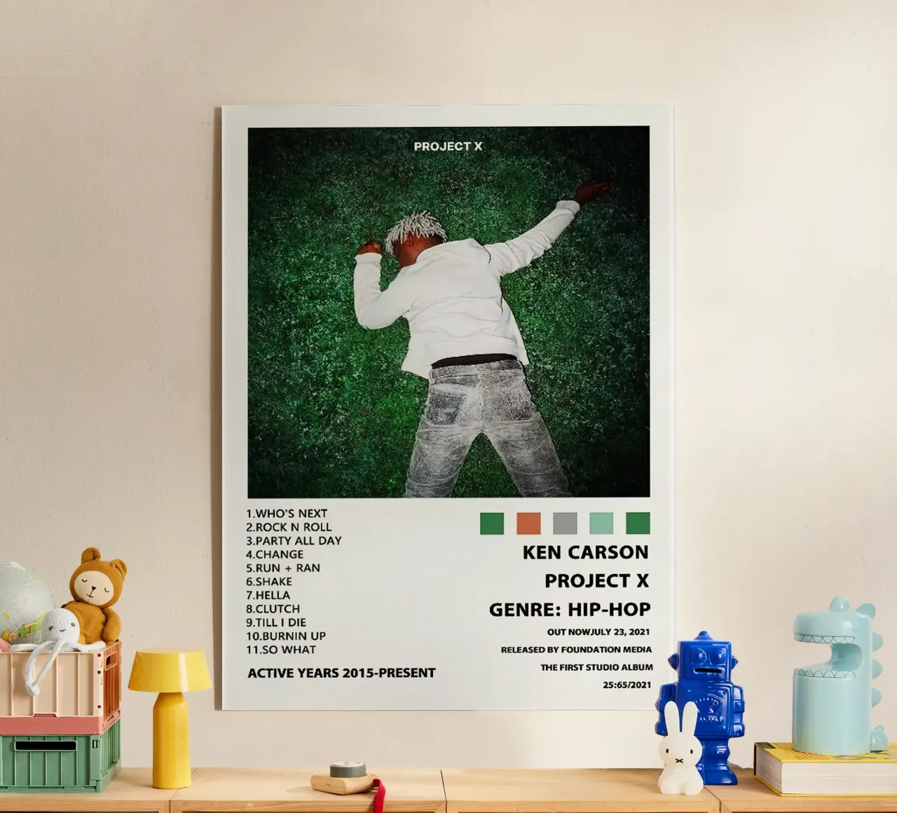 Ken Carson Project X plexiglass da Brook Soul King