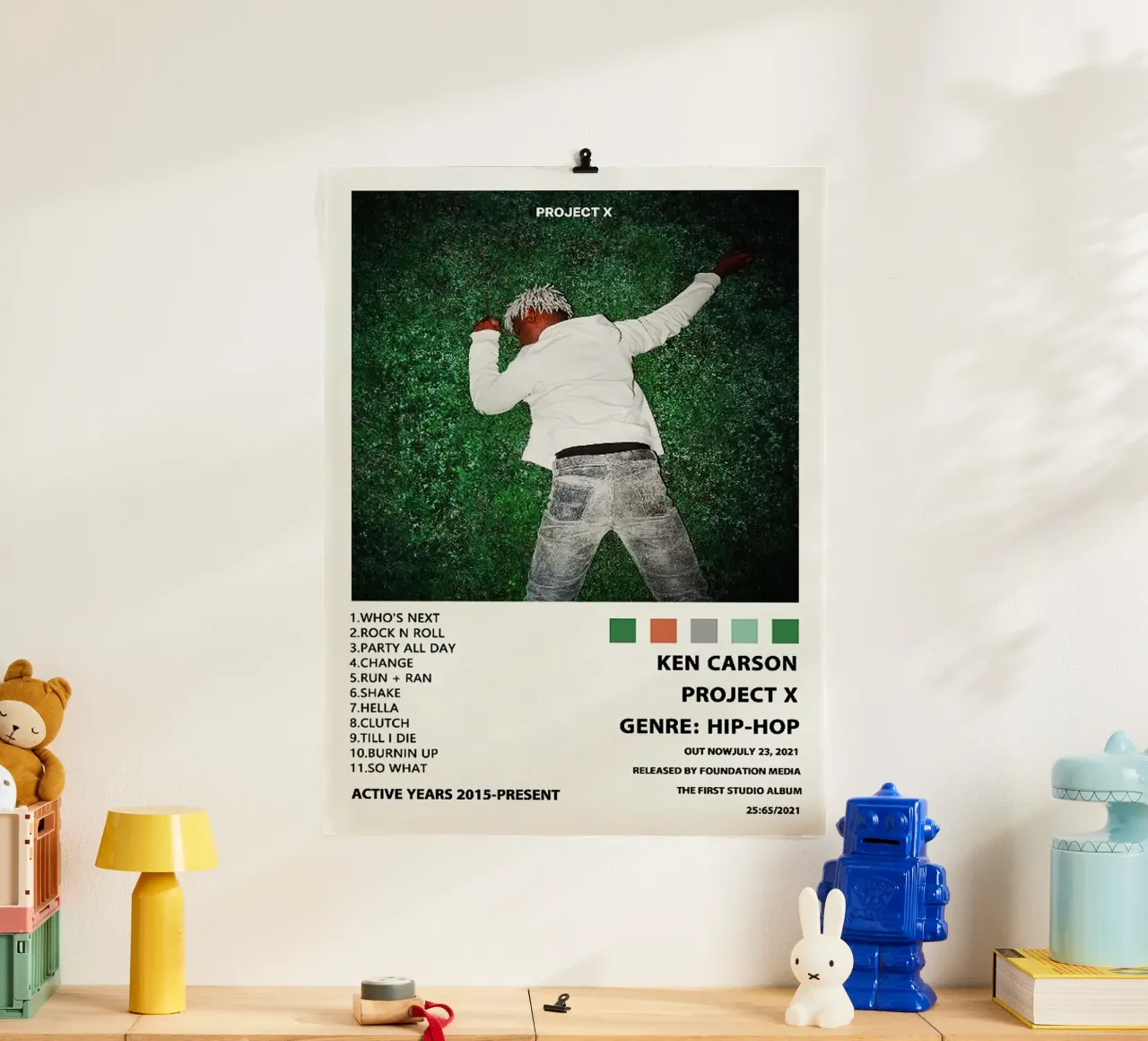 Ken Carson Project X carta hahnemühle da Brook Soul King